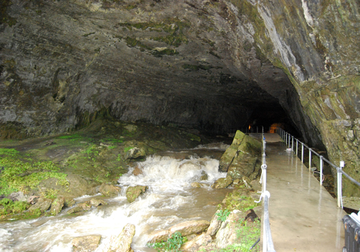 Entrance Waterfall Flooded Oct 09